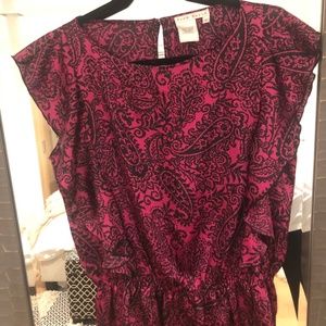 Fred David Fuchsia  Blouse
